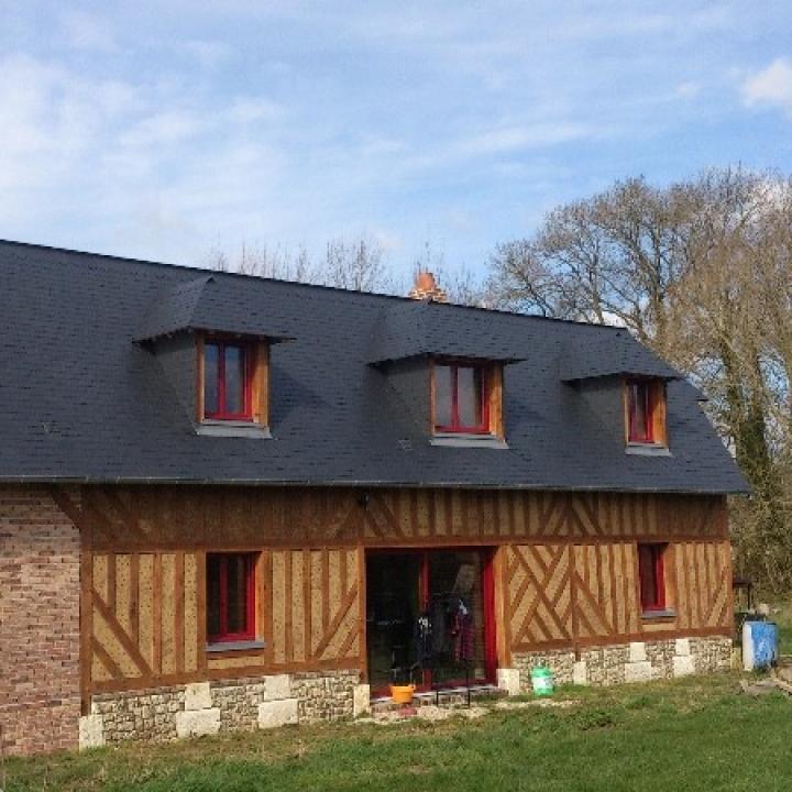 Maison en colombage à Flancourt Catelon (27)