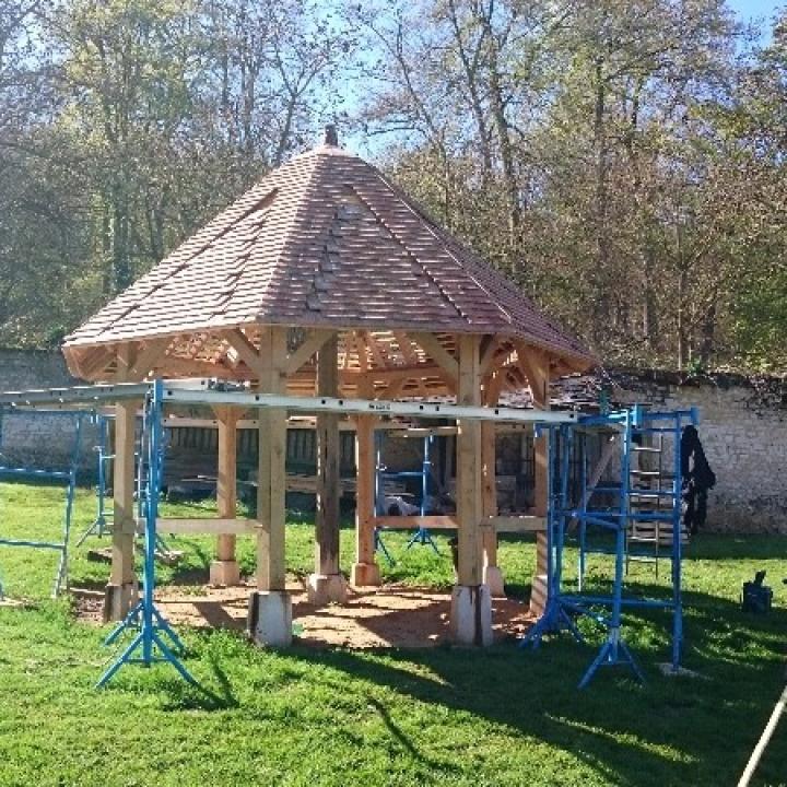 Rénovation et réparation de charpente - Kiosque proche de Bourg Achard (27)