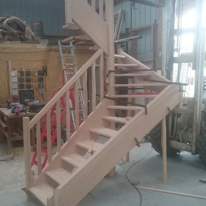 Fabrication d'escalier dans maison d'habitation à Bourg Achard (27)