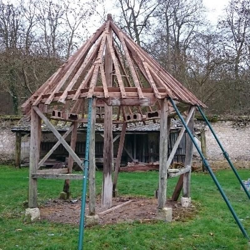 Rénovation et réparation de charpente - Kiosque proche de Bourg Achard (27)