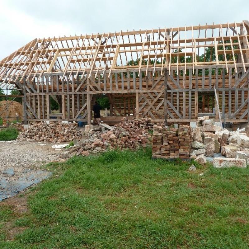 Maison en colombage à Flancourt Catelon (27)