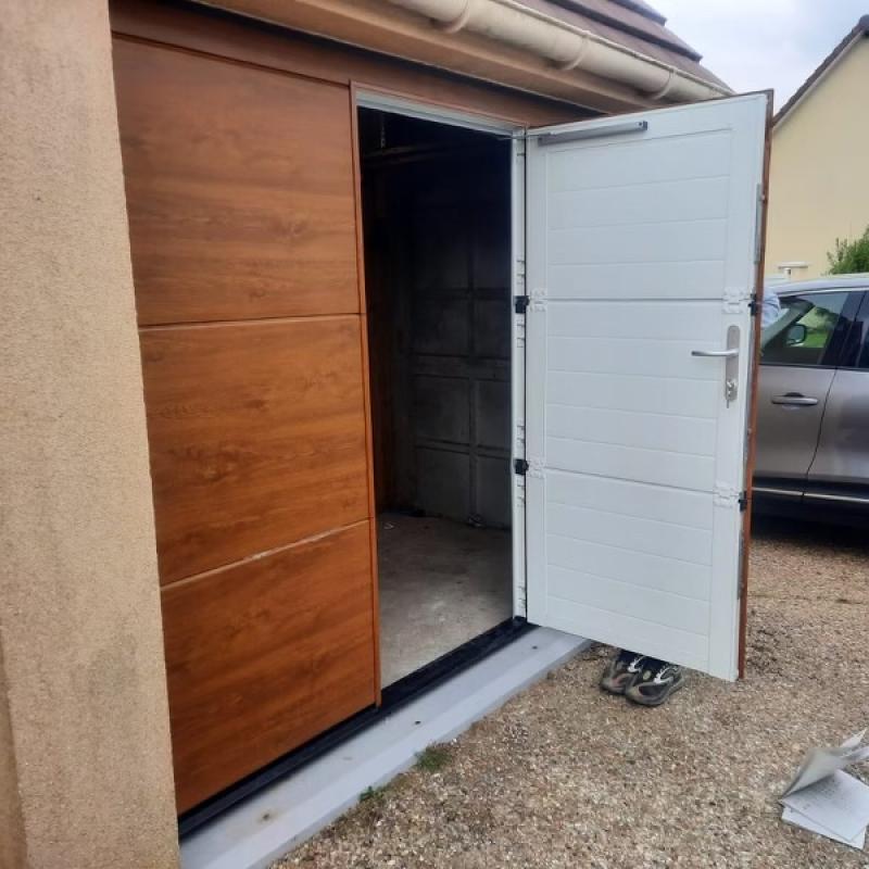 Volets et porte de garage isolé 