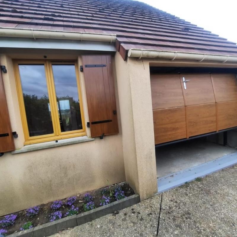 Volets et porte de garage isolé 